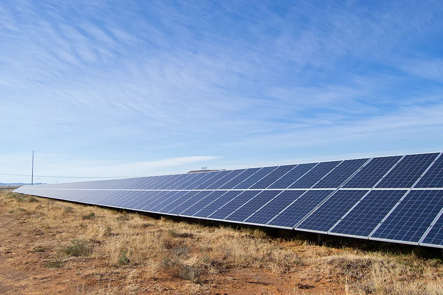 On-Grid solar power plant